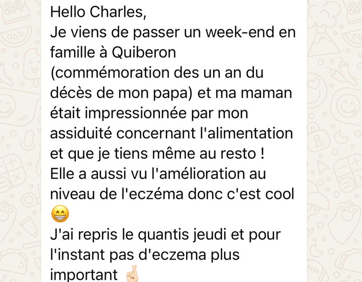 « Ma maman était impressionnée par mon assiduité, et que je tiens même au resto ! »